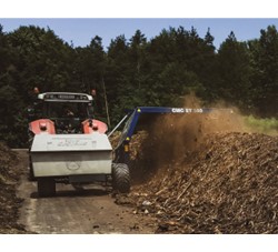 Tractor-pulled compost turners