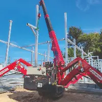 Mini Grua Aranha: A Solução Ideal para Construção Modular